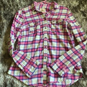 Hollister flannel button up